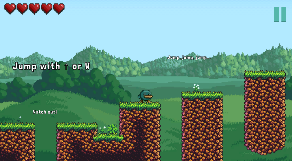 Sumorn Screenshot - Jumping platforms